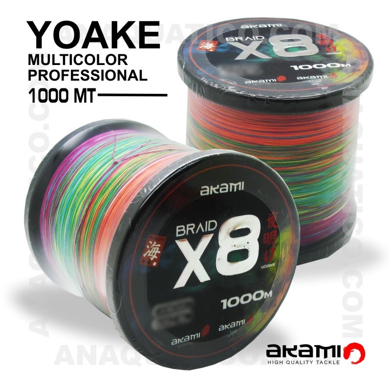 Linha entrançada YOAKE AKAMI MULTICOLOR