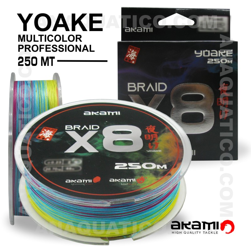 Linha entrançada YOAKE AKAMI MULTICOLOR
