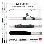 Cana ALISTER para pesca de surf casting
