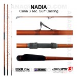 Cana FLAME para pesca de surf casting