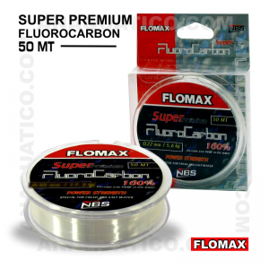 LINHA FLOMAX SUPER PREMIUM FLUOROCARBON 100% 50Mt