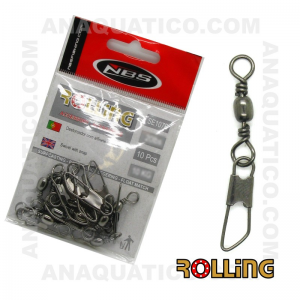 ROLLING DESTORCEDOR C/ ALFINETE SE107B COR PRETA - 10 PCS