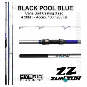CANA ZUN ZUN BLACK POOL BLUE 3 SEC. 4,20MT - 100/200GR - HYBRID