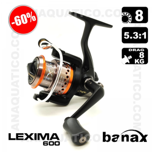 CARRETO BANAX LEXIMA 600 BB 8 / Drag 8Kg / R 5.3:1