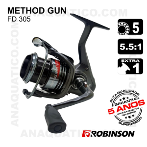 CARRETO ROBINSON METHOD GUN 305 BB 5 / Drag 6Kg / R 5.1:1