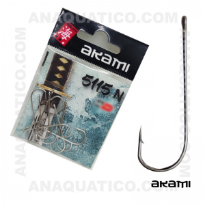 ANZOL AKAMI 5115N HIGH CARBON Nº 2 NICKEL C/ 10 PCS