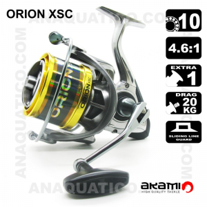 CARRETO AKAMI ORION XSC BB 10 / Drag 20Kg / R 4.6:1