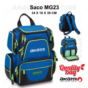 MOCHILA AKAMI MG 23 - 34 X 18 X 39 CM