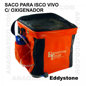 SACO EDDYSTONE PARA ISCA VIVA COM OXIGENADOR 25 X 23 X 25 CM