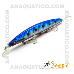AMOSTRA SEASPIN BUGINU 14CM / 28GR SUSPENSA COR SARR