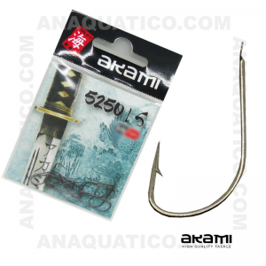 ANZOL AKAMI 1029 NI HIGH CARBON Nº 8 NICKEL C/ 20 PCS