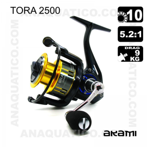 CARRETO AKAMI TORA BB 10 / Drag 9Kg / R 5.2:1