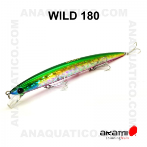 AMOSTRA AKAMI WILD 18CM / 28GR SLOW SINKING GRN