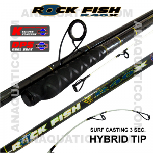NBS ROCK FISH R40X SURF 3SEC. 4.5MT - 100/200GR - HÍBRIDA