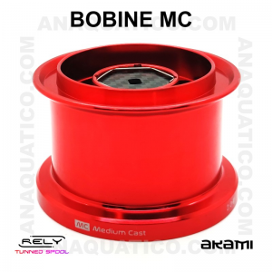 RELY MC BOBINE CÓNICA EM ALUMÍNIO COR VERMELHO