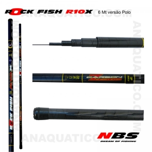 CANA ROCK FISH R10X NBS 6MT - 10/120GR VERSÃO POLO