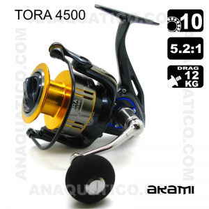 CARRETO AKAMI TORA BB 10 / Drag 12Kg / R 5.2:1