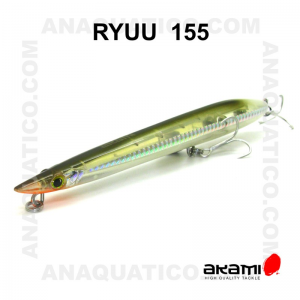 AMOSTRA AKAMI RYUU 15.5CM / 20GR TOP WATER OLIVE GREEN