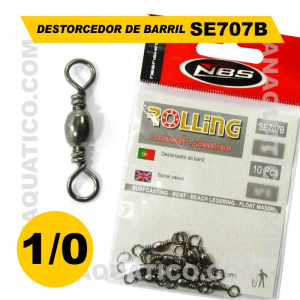 ROLLING DESTORCEDOR SE707B Nº1/0 COR PRETA