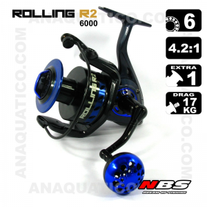 NBS ROLLING R2 6000- BB 5+1 - Ratio 4.2:1 - Drag 17Kg