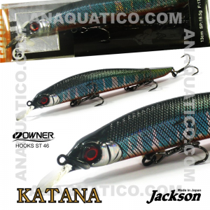 JACKSON KATANA 13CM / 19.5GR SUSPENSA COR WAKASAGI
