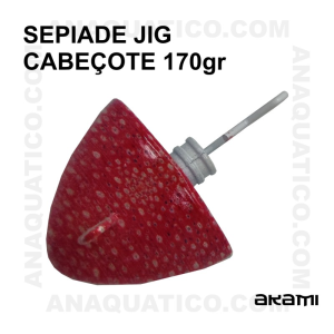 SEPIADE JIG HEAD 170GR C/ 1 PCS RED SHRIMP