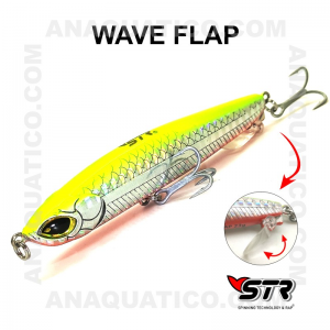 AMOSTRA AKAMI WAVE FLAP 9CM /23GR SLOW SINKING / TOP WATER TOFU