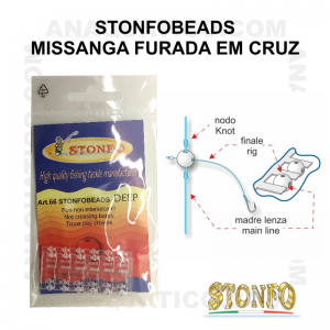 STONFO BEADS CROSS 3.3mm
