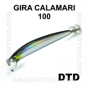 DTD GRIRA CALAMARI 10CM - 9.1GR BLACK