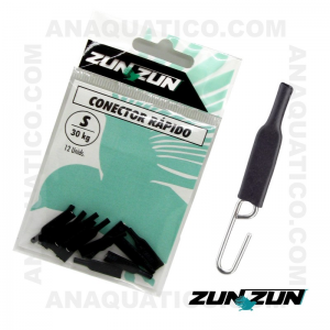 ZUN ZUN CLIP RÁPIDO Nº S - 12 PCS. COR PRETO