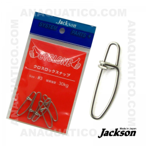 JACKSON CYCLONE CLIP RÁPIDO EM INOX Nº3 - 30 KG 5PCS