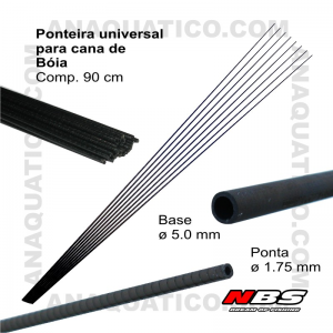 PONTEIRA UNIVERSAL EM CARBONO 90 CM * ø 5.0 MM - 1 PCS