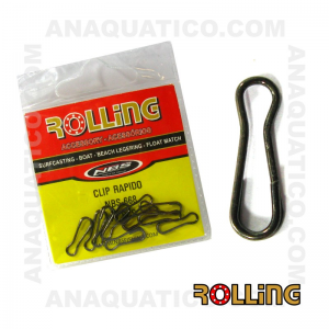 ROLLING 668 CLIP RÁPIDO EM INOX 10 PCS