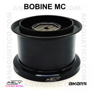 RELY MC BOBINE CÓNICA EM ALUMÍNIO COR PRETO