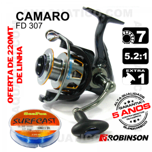 CARRETO ROBINSON CAMARO FD 307 BB 6+1 / Drag 6Kg / R 5.2:1