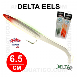 DELTA EEL 65MM WHITE RED HEAD - 4 PCS