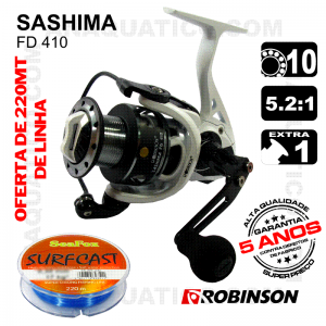 CARRETO ROBINSON SASHIMA BB 9+1 / Drag 6.2Kg / R 5.2:1