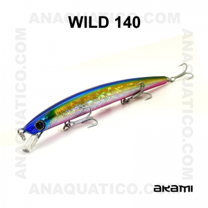 AMOSTRA AKAMI WILD 14CM / 16GR SLOW SINKING BGP