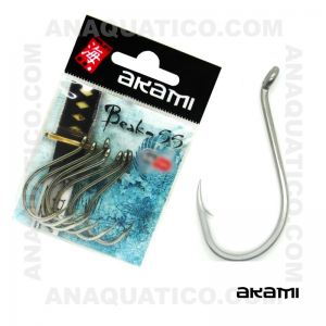 ANZOL AKAMI BEAK SS INOX Nº 7/0 C/ 5 PCS