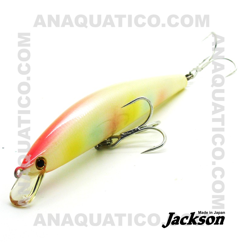 Leurre Jackson Athlete 14 SS – Minnow Coulant Pour Pêche En Mer – Coloris PCO