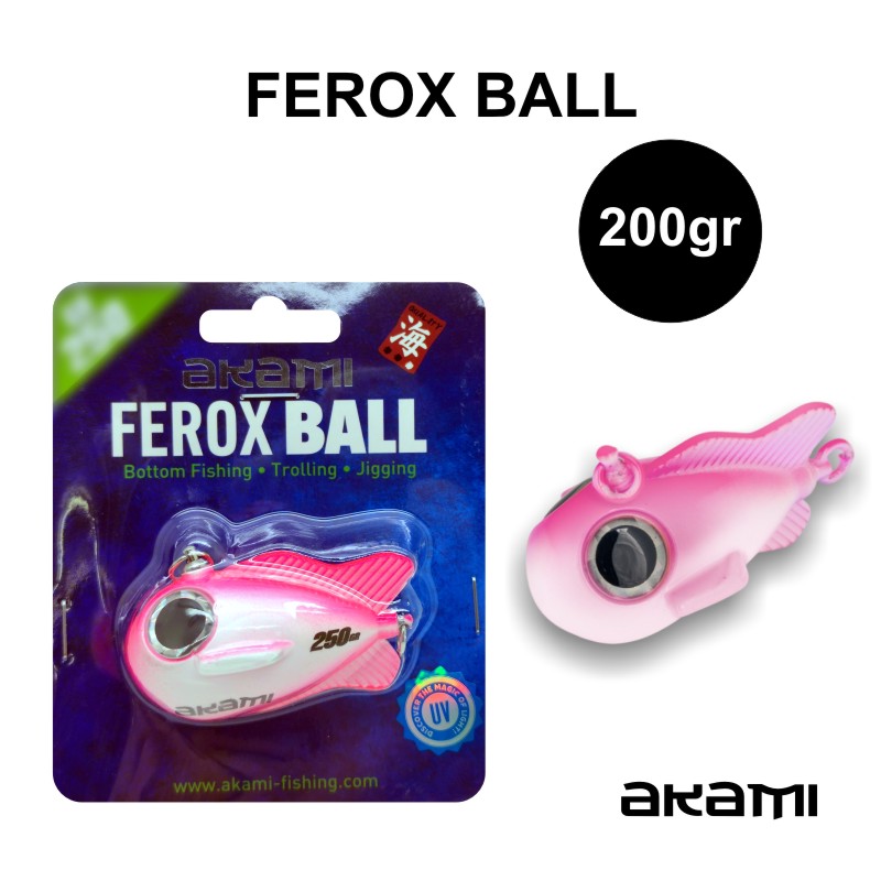 Detalhe do design hidrodinâmico da AKAMI FEROX BALL