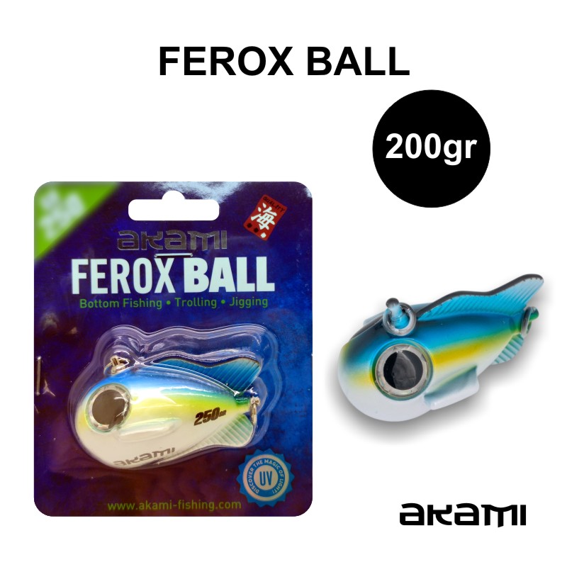 Detalhe do design hidrodinâmico da AKAMI FEROX BALL