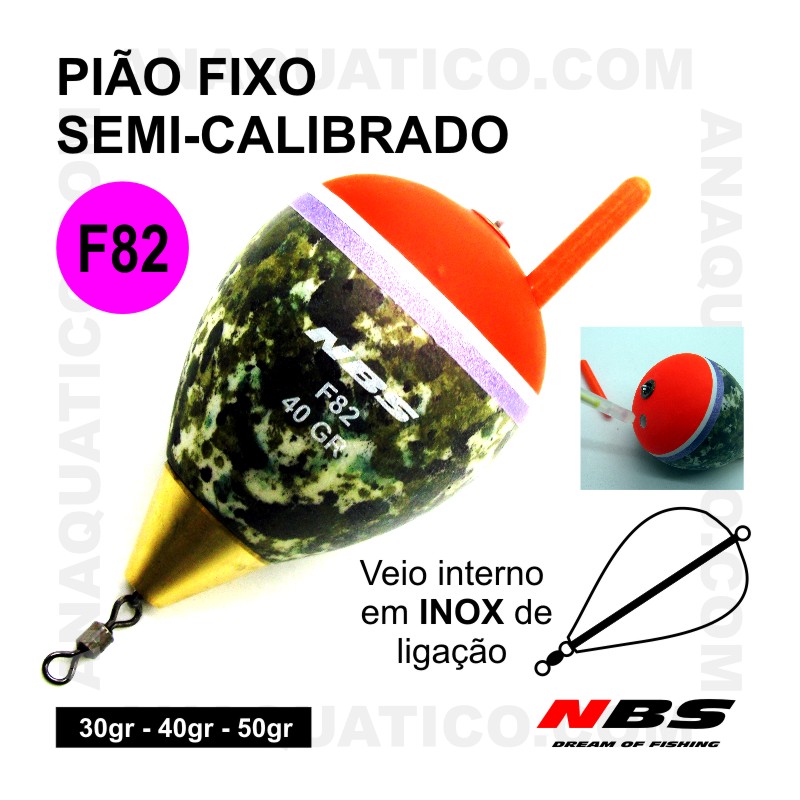 BÓIAS : NBS BÓIA TIPO PIÃO F82 - 40GR