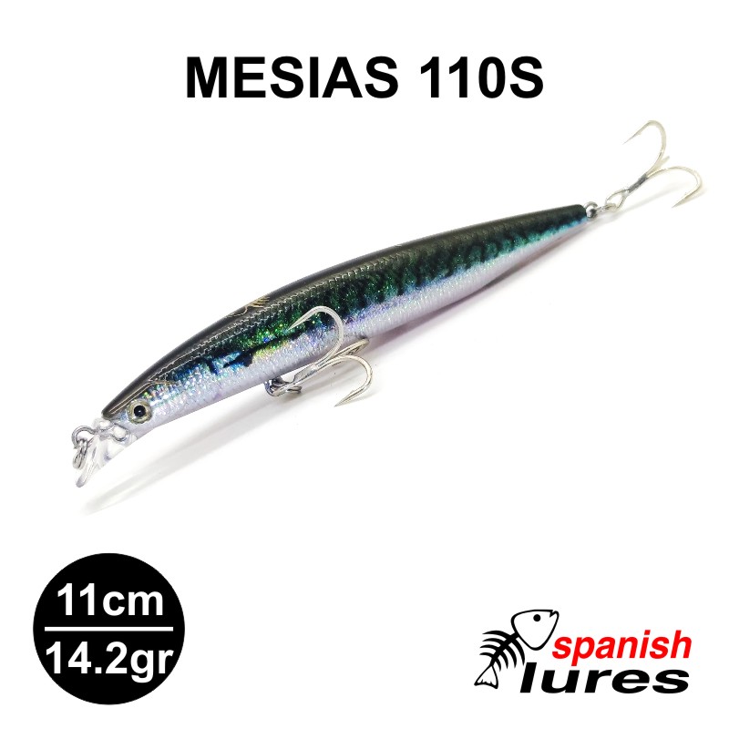 AMOSTRAS DURAS : AMOSTRA SPANISH LURES MESIAS 11CM / 14.2GR