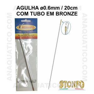 Agulha dupla para pesca depsortiva