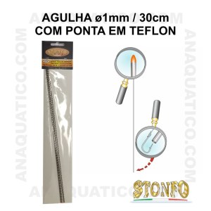 Agulha dupla para pesca depsortiva