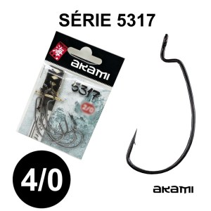 Anzóis AKAMI 5317 para pesca com vinis aos predadores