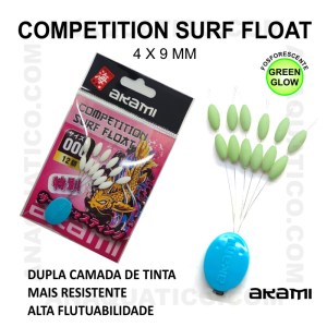 Flutuadores para surf casting