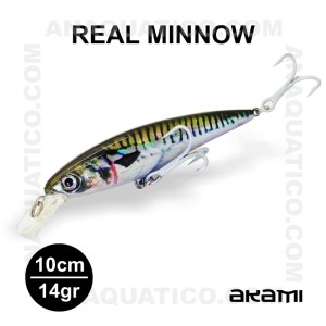 Amostra para robalos e outros predadores  REAL MINNOW