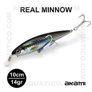 Amostra para robalos e outros predadores  REAL MINNOW